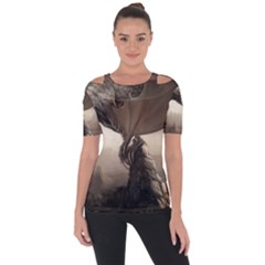 Lord Of The Dragons From Fonebook Shoulder Cut Out Short Sleeve Top by 2853937