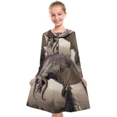 Lord Of The Dragons From Fonebook Kids  Midi Sailor Dress by 2853937