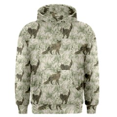 Botanical Cats Pattern Men s Core Hoodie by Abe731