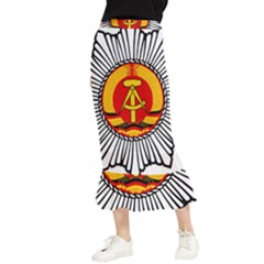 Volkspolizei Badge Maxi Fishtail Chiffon Skirt by abbeyz71