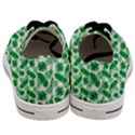Tropical Leaf Pattern Men s Low Top Canvas Sneakers View4