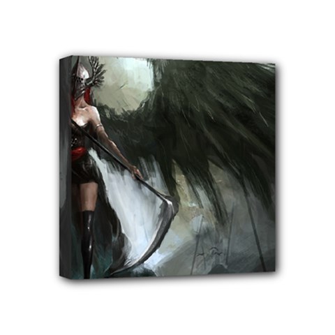 Angell Of The Scythe Mini Canvas 4  X 4  (stretched) by 2853937
