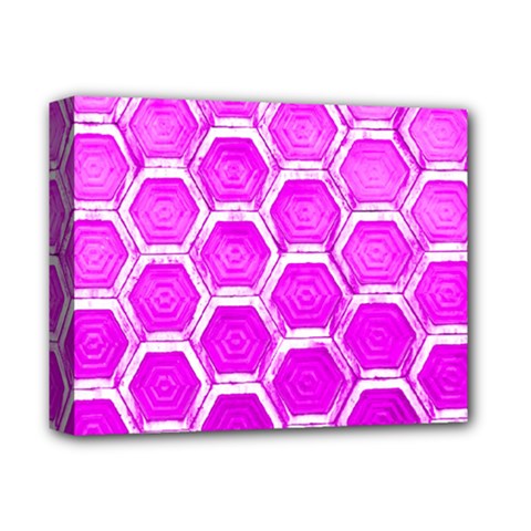 Hexagon Windows Deluxe Canvas 14  X 11  (stretched) by essentialimage