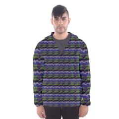 Abstract Illusion Men s Hooded Windbreaker by Sparkle