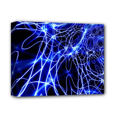 Lines Flash Light Mystical Fantasy Deluxe Canvas 14  X 11  (stretched) by Dutashop
