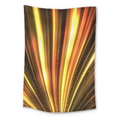 Energy Flash Futuristic Glitter Large Tapestry