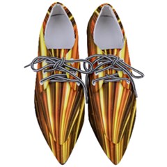 Energy Flash Futuristic Glitter Pointed Oxford Shoes