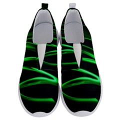 Green Light Painting Zig-zag No Lace Lightweight Shoes by Dutashop