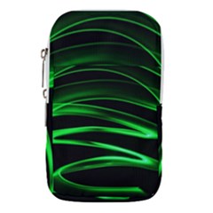 Green Light Painting Zig-zag Waist Pouch (large)