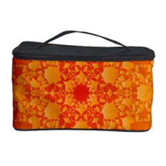 Fractal Yellow Orange Cosmetic Storage by Dutashop