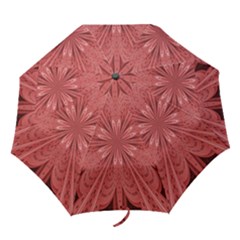 Background Floral Pattern Folding Umbrellas