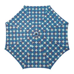Geometric Dots Pattern Golf Umbrellas