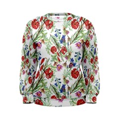 Summer Flowers Pattern Women s Sweatshirt by goljakoff