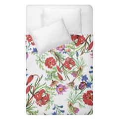 Summer Flowers Pattern Duvet Cover Double Side (single Size) by goljakoff