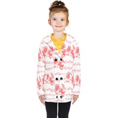 Folk Ornament Kids  Double Breasted Button Coat by Eskimos