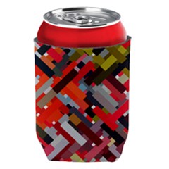 Maze Abstract Texture Rainbow Can Holder