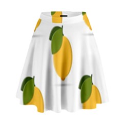 Lemon Fruit High Waist Skirt
