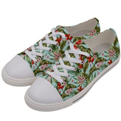 Spring Flora Women s Low Top Canvas Sneakers by goljakoff