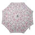 Pink folk flowers Hook Handle Umbrellas (Large) View1