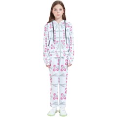 Pink Folk Flowers Kids  Tracksuit by Eskimos