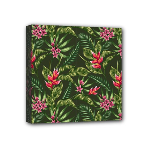 Tropical Flowers Mini Canvas 4  X 4  (stretched) by goljakoff