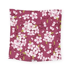Cherry Blossom Square Tapestry (small) by goljakoff