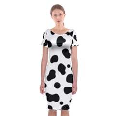 Spots Classic Short Sleeve Midi Dress by Sobalvarro