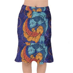Koi Fish Short Mermaid Skirt by ExtraGoodSauce