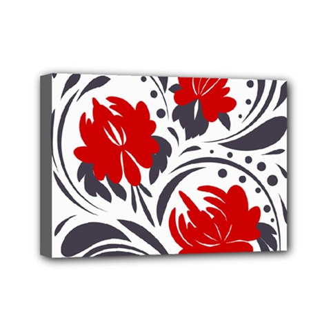 Red Leaves Mini Canvas 7  X 5  (stretched) by Eskimos