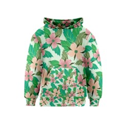 Floral Pattern Kids  Pullover Hoodie by ExtraGoodSauce