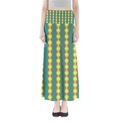 Native American Pattern Full Length Maxi Skirt