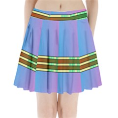 Vaporwave Hack The Planet 4 Pleated Mini Skirt by WetdryvacsLair