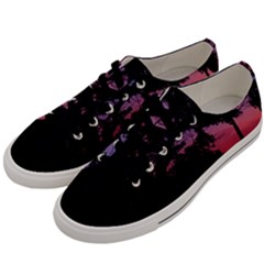 Sunset Landscape High Contrast Photo Men s Low Top Canvas Sneakers by dflcprintsclothing