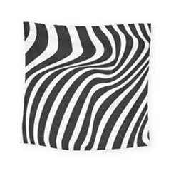Wave Line Curve Square Tapestry (small)
