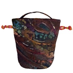 Abstract Art Drawstring Bucket Bag