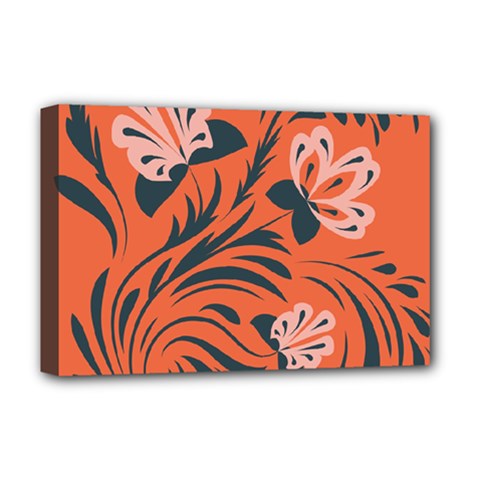 Bouquet Flowers Deluxe Canvas 18  X 12  (stretched) by Eskimos