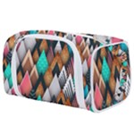 Abstract Triangle Tree Toiletries Pouch