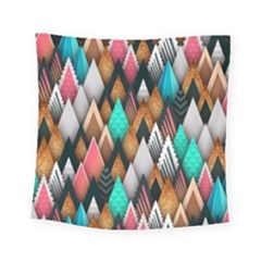 Abstract Triangle Tree Square Tapestry (small)