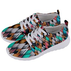 Abstract Triangle Tree Men s Lightweight Sports Shoes