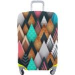 Abstract Triangle Tree Luggage Cover (Large)