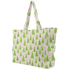 Christmas Green Tree Simple Shoulder Bag by Dutashop