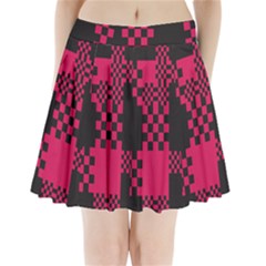 Cube Square Block Shape Pleated Mini Skirt by Dutashop