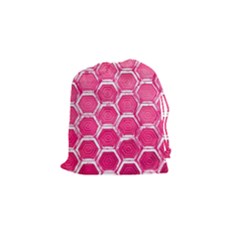Hexagon Windows Drawstring Pouch (small) by essentialimage365