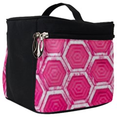 Hexagon Windows Make Up Travel Bag (big) by essentialimage365