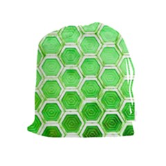 Hexagon Windows Drawstring Pouch (xl) by essentialimage365