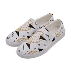 Golden Pineapples Women s Canvas Slip Ons by goljakoff