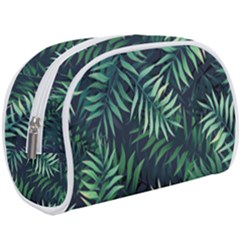 Green Leaves Make Up Case (large) by goljakoff