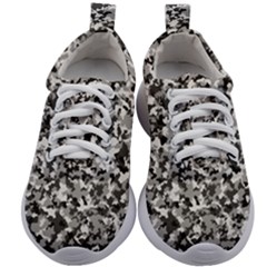 Camouflage Bw Kids Athletic Shoes by JustToWear