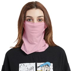 Color Pink Face Covering Bandana (two Sides)