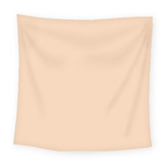 Color Peach Puff Square Tapestry (large) by Kultjers